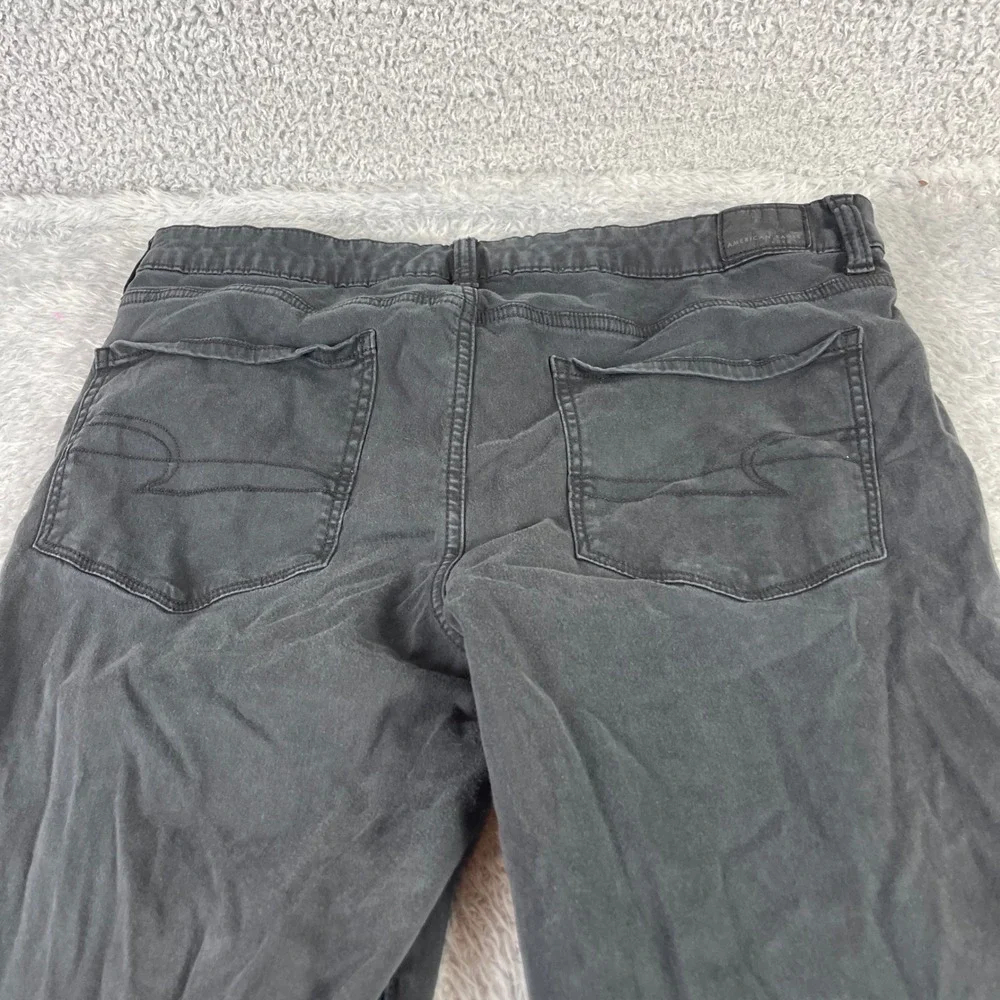 American Eagle Jeggings Womens 16 Gray Stretch Skinny Denim Pants